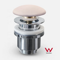 32MM Watermark Approval Brass POP-UP Waste With Ceramic Cover-No Overflow