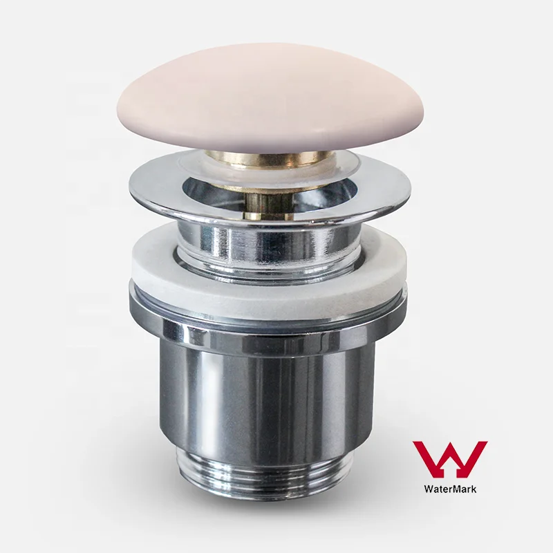 32MM Watermark Approval Brass POP-UP Waste With Ceramic Cover-No Overflow