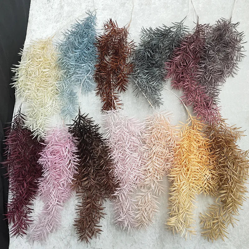 Wedding Hanging Fake Flower Arrangement Artificial Bamboo Leaves Wholesale