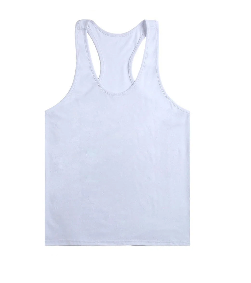 Tank High Quality Fashion Mens Gym Sport Top Blank Sleeveless Mens Fitness Oem logo Gym H Vest