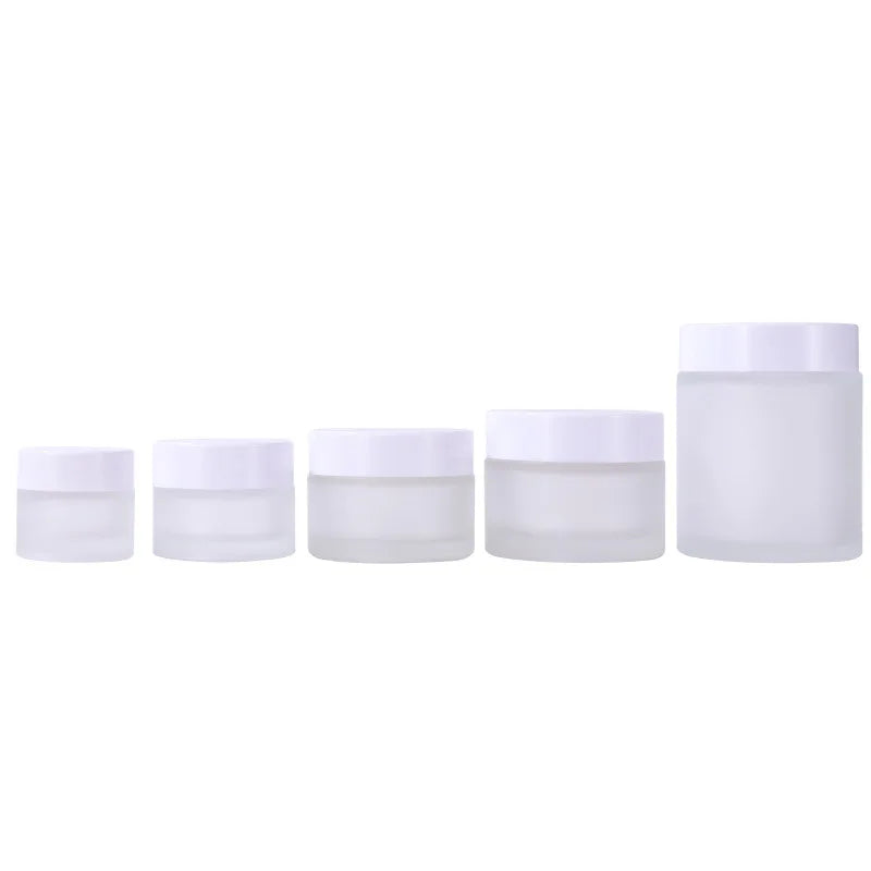 100g Black and White with Gasket Mud-mask Body Milk Cosmetic Packaging Container Essence Cream Plastic Jar