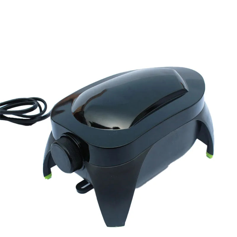 Super High-Power Plastic Aquarium Air Pump Eco-Friendly Oxygen Boosting Accessories Black 1L for Aquatic Plants and Fish