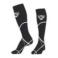 Hot Sale Custom Logo Youth Soccer Football Socks with Long Grip Cuff Knee High Classic Security Bottom Digital Printing