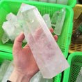 Wholesale Natural Healing Gemstone Tower Large clear Quartz Crystal Wand for Home Decoration