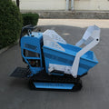Mini Electric Crawler Loader Track Dumper 500kg-1000kg Capacity Front Loader Design Engine Motor Pump Core Components 1-Year