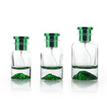 MUB Wholesale Empty 30ml 50ml 100ml Colorful Volcano Bottom Crimp Neck Sprayer Perfume Glass Bottle