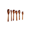 Wholesale Customized Small Wooden Spoon for Ice Cream Soup Yogurt for Party Polished Technique