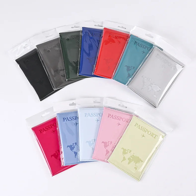 2026 Cheap Price Passport Holder Ticket Holder PU Leather Passport Holder Cover for Women