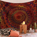 Hottest Sale Bohemian Eco-Friendly Polyester Portrait Mandala Wall Tapestry Custom Logo Psychedelic Wall Hanging Bedroom Art