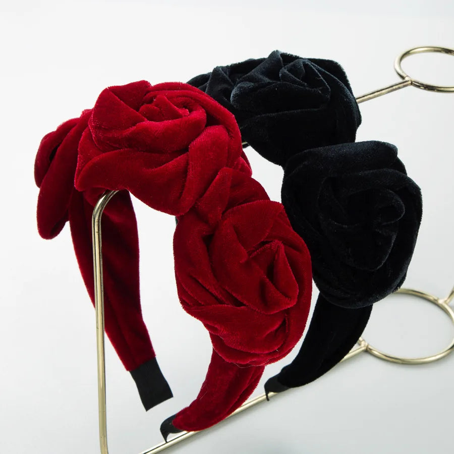 Korean Version of Multi-layer Canary Flower Big Flower Headband Female Fashion Temperament High-grade Sense Headband Wholesale