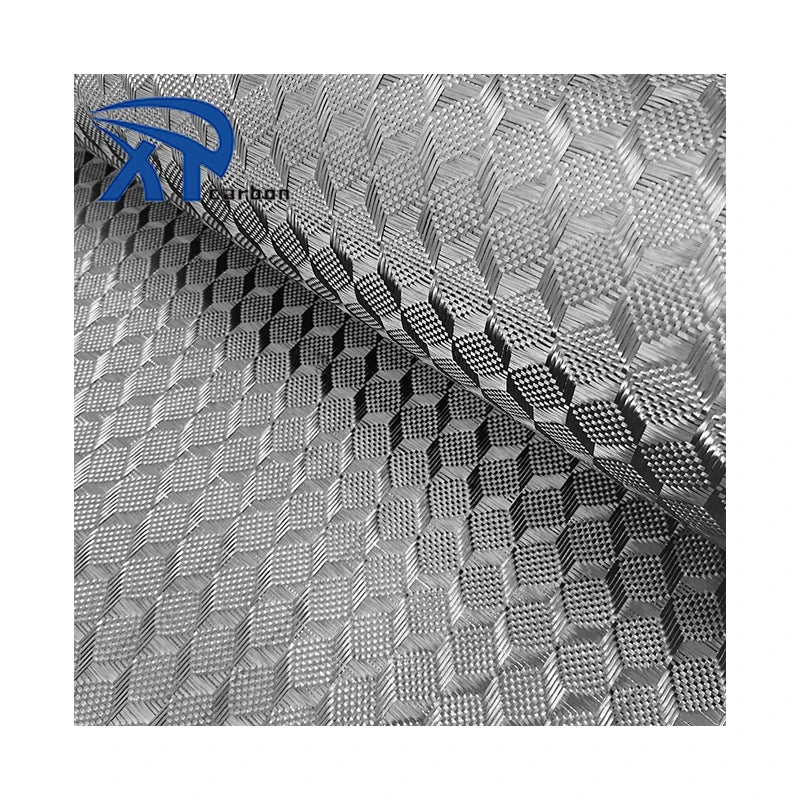Factory Price 3D square Carbon Fiber Jacquard Car Carbon Fiber Cloth 3d Carbon Fiber Fabric 3k 200gsm