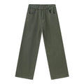 2025 New Designs 14oz Jeans Premium Quality Plain Color Jeans Straight Drak Green Jeans