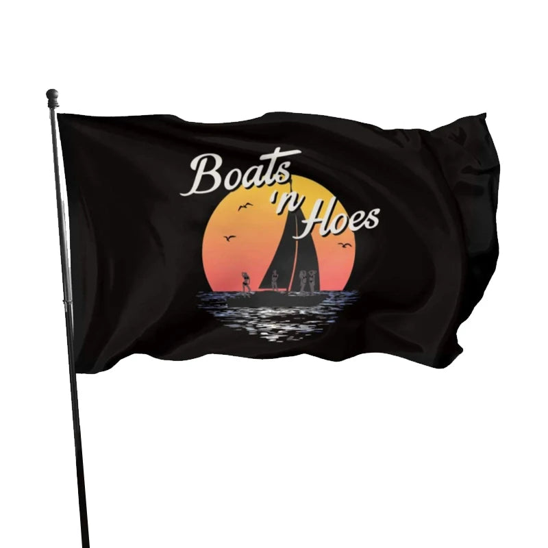 Costom Wholesale Flags for Boats 100% Polyester Material Metal Perforated or Flag Holder