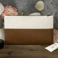 New Fashion Recycled Toiletry Bag Customized Logo Eco Friendly Makeup Promotional Bag Travel Leatherette Canvas Makeup Bag
