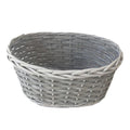 Stylish Oval Wicker Basket Pot for Indoor and Outdoor Use for Garden