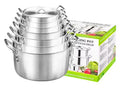 Hot Sale Restaurant Soup Pot Aluminum Cookware Stock Pots Cooking Ware Set Aluminum Cooking Pot Set