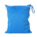 Portable Zipper Closure Dry Bags Reusable Storage Bag  Water Resistant Wet Bags with Two Zippered Pockets and Handle