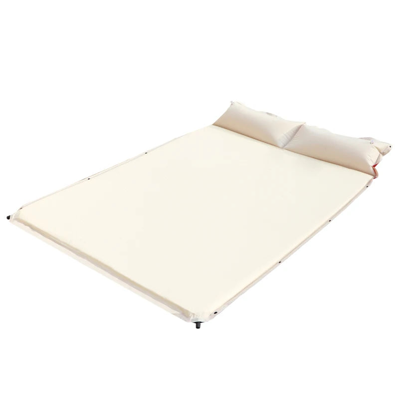 Outdoor PVC Foam Camping Mattress Automatic Inflatable Moisture-proof Hiking Sleeping Mat