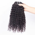 Wholesale 4A Kinky Curly Clip in Human Hair Extension 12A Chinese  Virgin Clip Ins Hair Natural Black