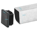 Rubber Square Pipe Plug with Plastic Tube End Cap Fastener Snap Panel Cover for Easy Installation