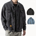Men Denim Jackets Wholesale Washed Stylish Streetwear Jeans Jacket Loose Outerwear Fall Spring Jacket