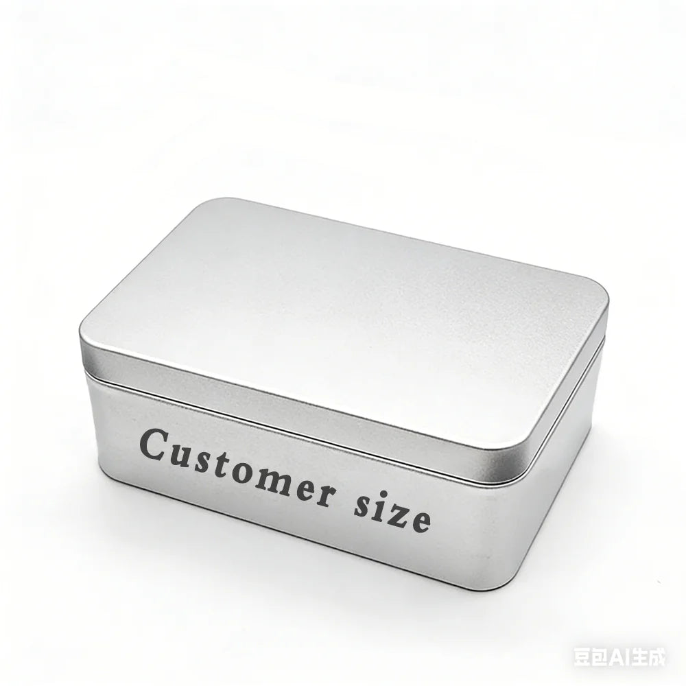 Custom Printing Metal Rectangle Tinplate Box Set Cake Chocolate Biscuit Candy Gift Packaging Food Grade Tin Box