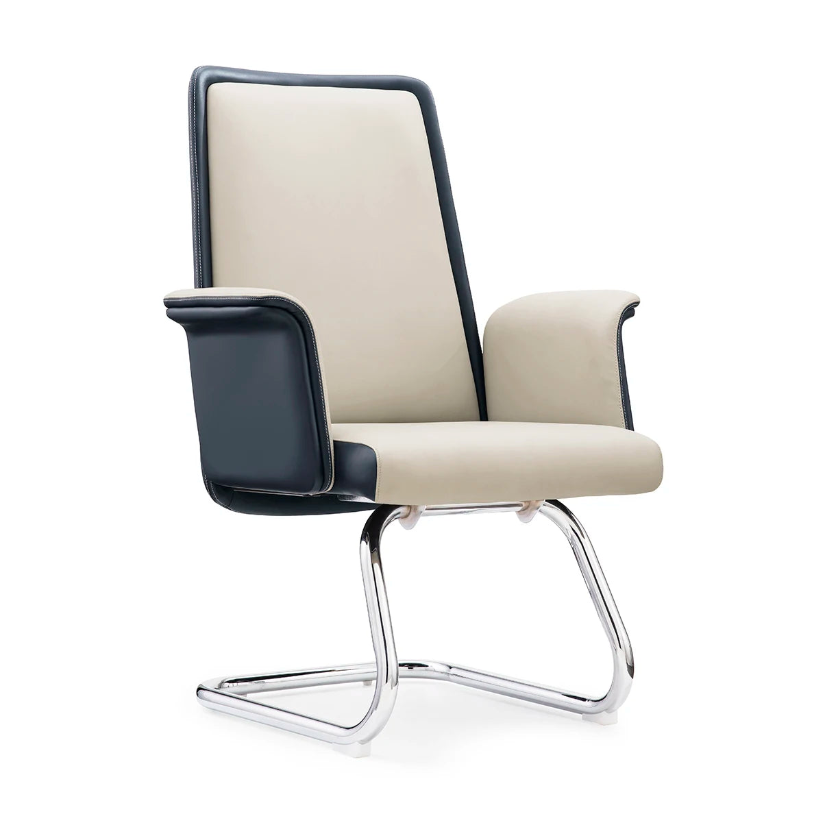 NOEL PU Leather Mid Back Conference Office Desk and Chair Set Chairs for Office Furniture Used