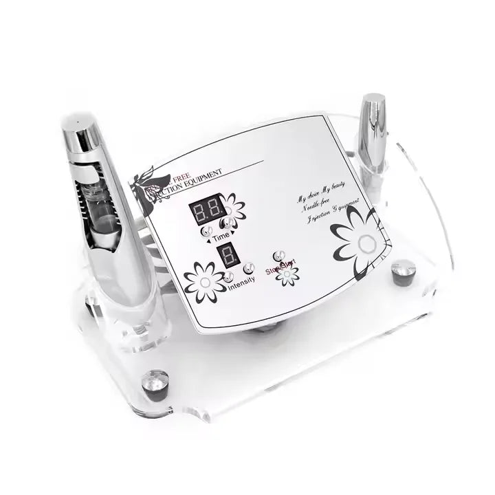 Portable Face Whitening Electroporation Mesotherapy Machine Skin Care Facial Machine Needle-Free Technology Beauty Personal Care