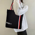 Fashion Girl Custom Printed Promotional Cotton Canvas Tote Bags with Zipper