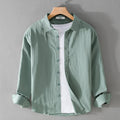 Masculina Casual Fashion Comfortable M-3XL Shirt Top Young Man Long Sleeve 100 Cotton Shirts