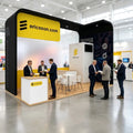 Easy Setup Trade Show Booth 10ftx20ft Expo Booth Display 3mx6m Modular Aluminum & Fabric Exhibition Booth