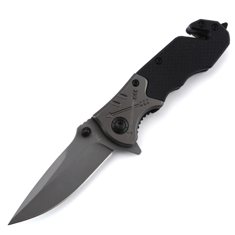 EDC Cheap in Pakistan Stainless Steel Pocket Knife with Belt Cutter