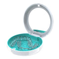 ODM Professional New Design Round Orthodontic Dental Retainer Case with Mirror