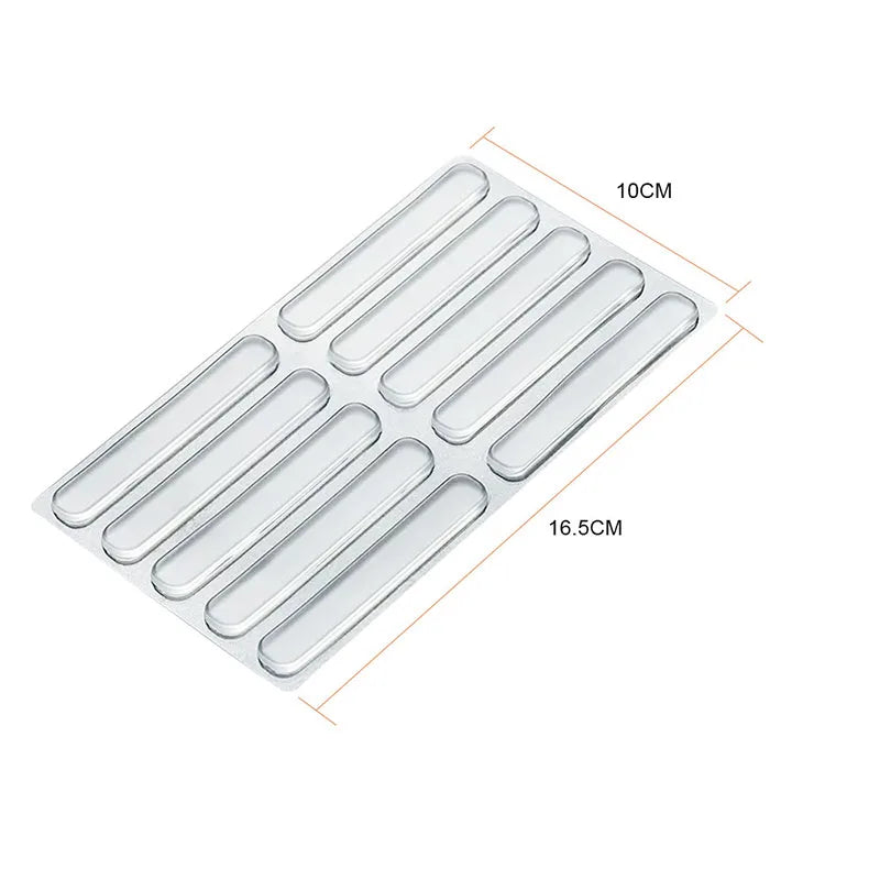 10pcs Silicone Anti-Collision Strip Door Handle Silicone Mat Cabinet Door Anti-Collision Wall Stick Anti-Collision Strip Cushion