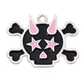 Custom Designer Enamel Name Necklace Tags Bracelet Accessories Branded Metal Charm Pendants for Gift