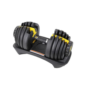 Sport Equipment Fixed Adjustable 40kg Custom logo Rubber Castiron Dumbbell Set with Stand