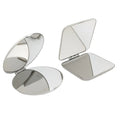 New Arrival Stainless Steel Holiday Round Double Side Makeup Mirror Pocket Travel Makeup Mirror for Women Gift