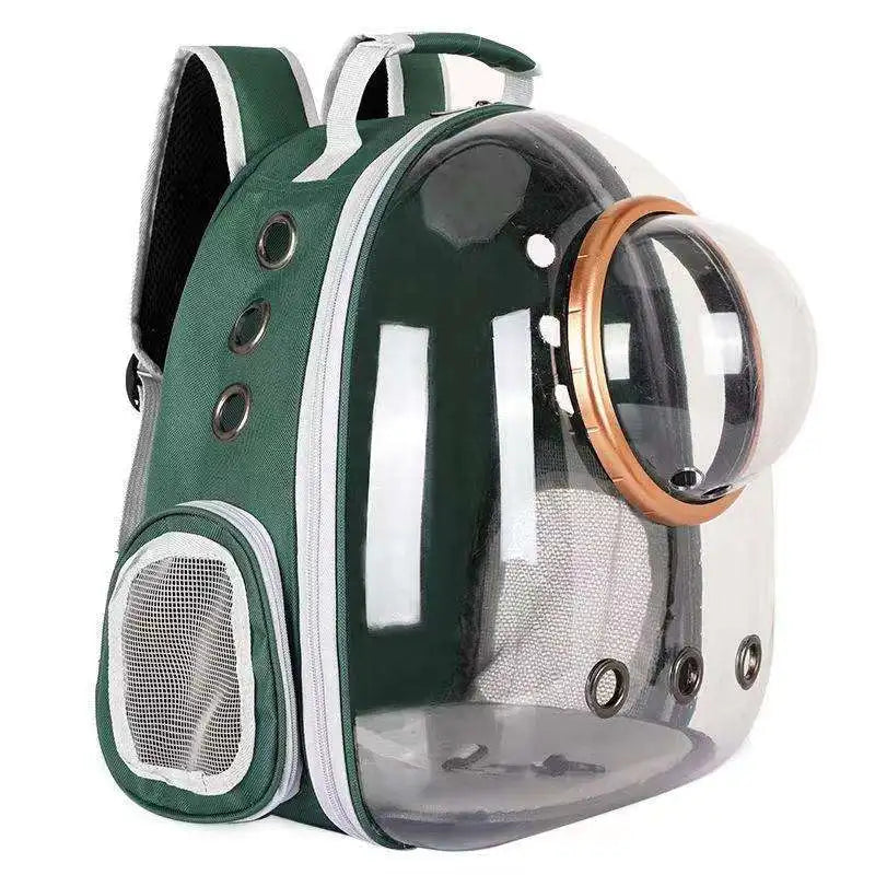 New Portable Breathable Space Capsule Cat Bag Cat Dog Pet Backpack with Three Outlets for Outdoor Travel