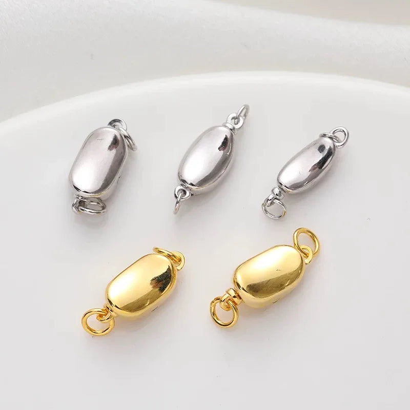 C4044 Clasp DIY Jewelry 925 Sterling Silver Clasp for Pearl Suitable 7-11mm