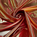 Wholesale Lightweight Soft Polyester Yarn Dyed Woven Gold and Silver Liquid Metal Lame Fabric for Worship Flags