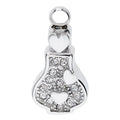 Stainless Steel Necklace Heart Bottle Pendant Ash Holder Sanskrit Amulet Cremation Urn Jewelry Keepsake Memory Crystal Magic Urn