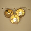 New Creative Wooden Festive Lighted Charm LED Pendant for  Home Muslim Ornament Gift Decoration Eid Party Decoration