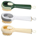 Liquid Shoe Cleaning Brush with Built in Dispenser Soft Wool Suede Laundry Brush Multi Purpose Stain Removal