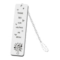 The New Stainless Steel Frosted Bookmark Leaf Fringe Pendant for Holiday Gifts Can Be Customized and Engraved