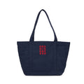 Custom Embroidered Logo Heavy Duty Reusable Cotton Canvas Shopping Grocery Tote Bag
