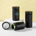 CUSTOM Black PET Pill Bottle Capsule Bottle Plastic Vitamin Medicine Bottle Personal Care Packaging With Screw Cap