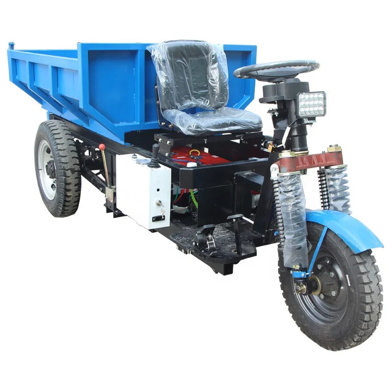 HuanSheng HS180 2tons Tricycle Mining Dump Truck Garden Dumper Mini 3 Wheel Dumper Cargo Tricycle 2 Tons