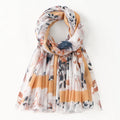 Autumn New Arrival Best-selling Lightweight Tie-Dye Versatile Printed Long Scarf - Fashionable for Ladies' Commuting Scarf