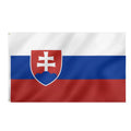 Customizable 3x5ft Double-Sided 100% Polyester Silk Screen Printed European World National Flags Including SK Slovakian Flag 2