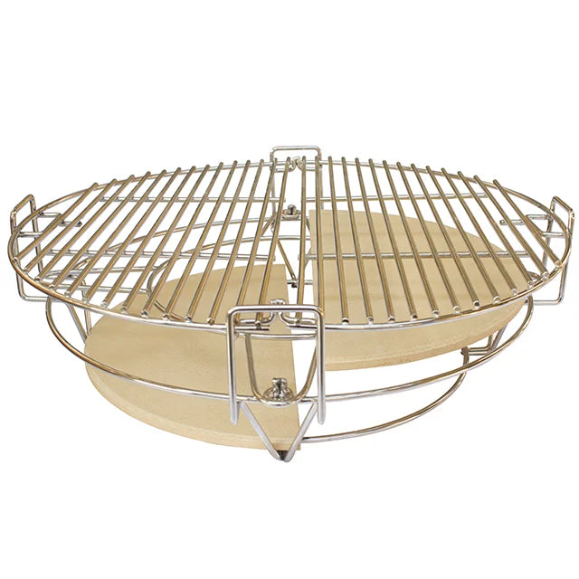Kimstone BBQ Accessories 4 Separate Parts with Pizza Oven Cooking Grid RackFlexible for All Kinds of Cooking Needs